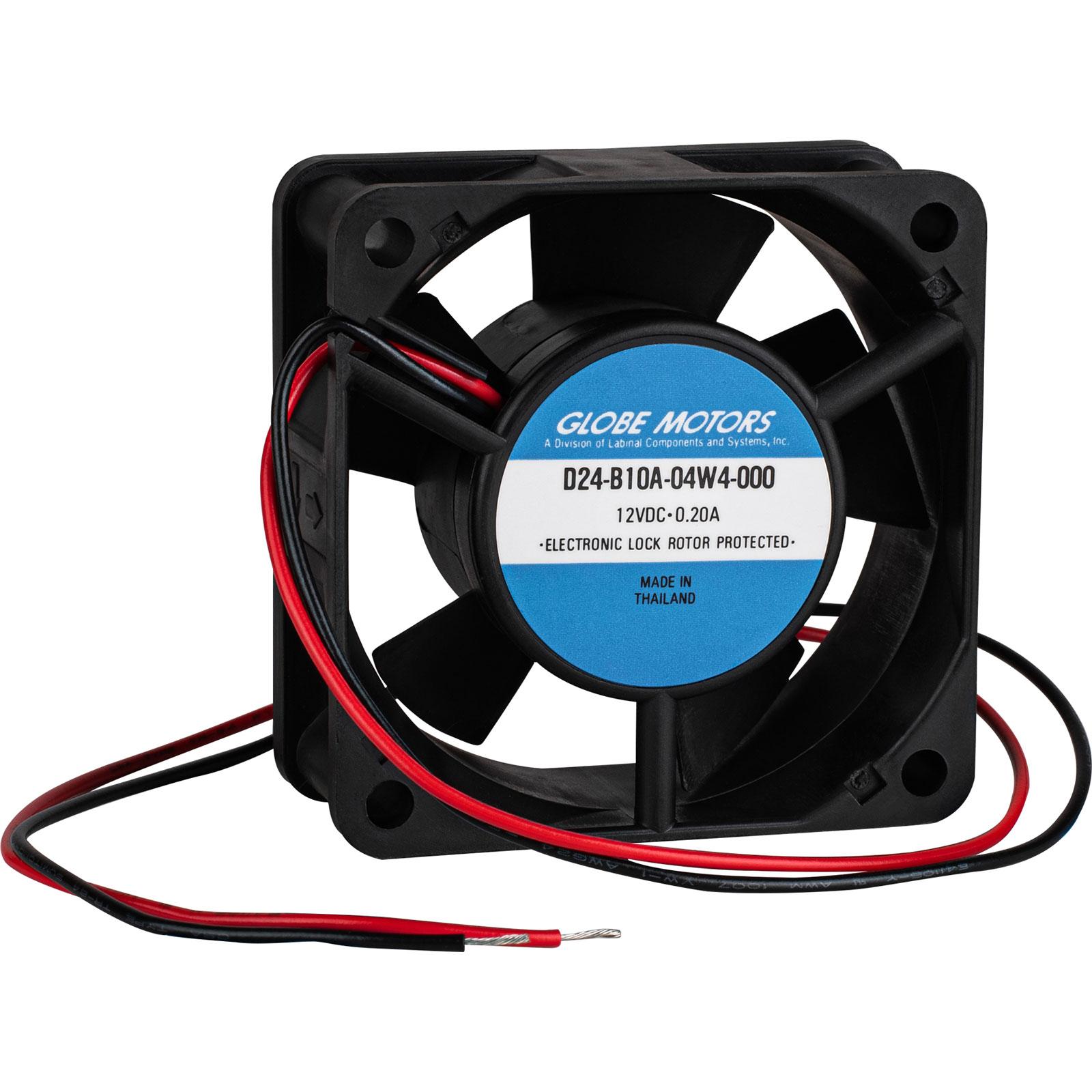 Globe Motors D24B10A04W4000 60 x 25mm 12 VDC Fan 4300 RPM